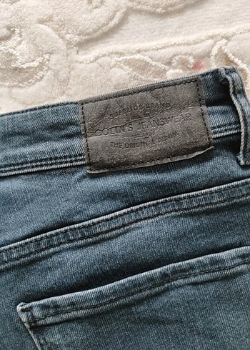 Gri Erkek Denim Pantolon, Regular Fit, Midi Boy - Görsel 7