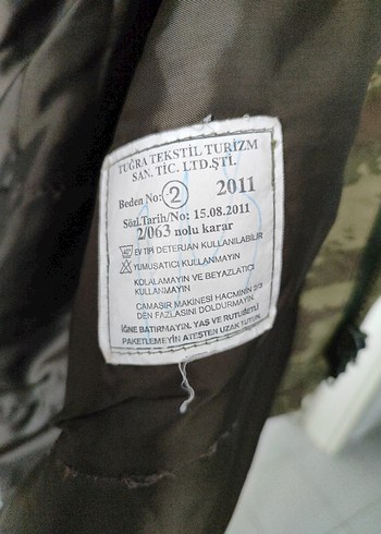 Erkek Kamuflaj Düğmeli Midi Mont - Görsel 3