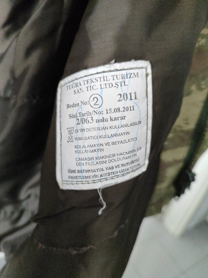 Erkek Kamuflaj Düğmeli Midi Mont - Görsel 3