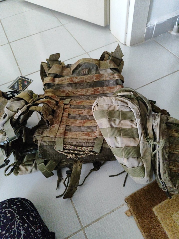 Kamuflaj Desenli Kemerli Erkek Yelek - Görsel 5