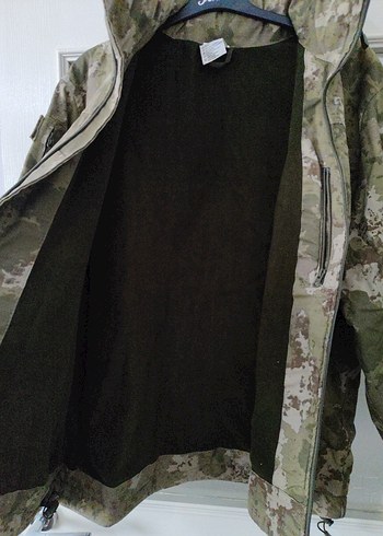 Kahverengi Kamuflaj Desenli Erkek Mont - Görsel 3