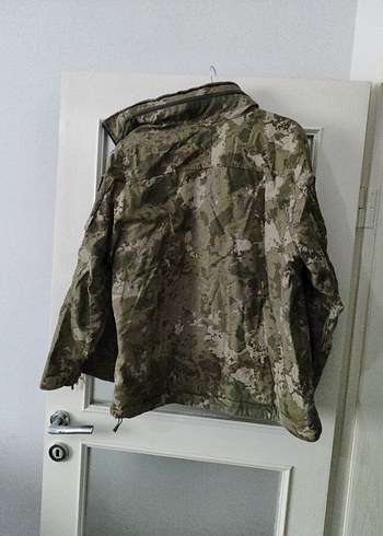 Kahverengi Kamuflaj Desenli Erkek Mont - Görsel 6