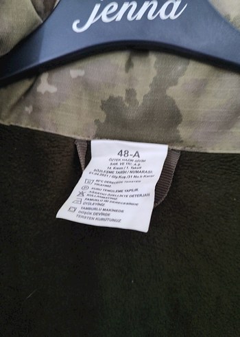 Kahverengi Kamuflaj Desenli Erkek Mont - Görsel 4