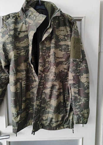 Gri Kamuflaj Desenli Erkek Ceket - Görsel 2