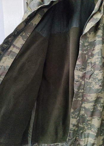 Gri Kamuflaj Desenli Erkek Ceket - Görsel 3