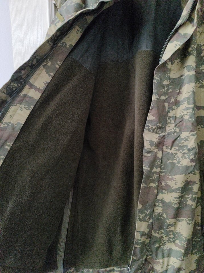 Gri Kamuflaj Desenli Erkek Ceket - Görsel 3