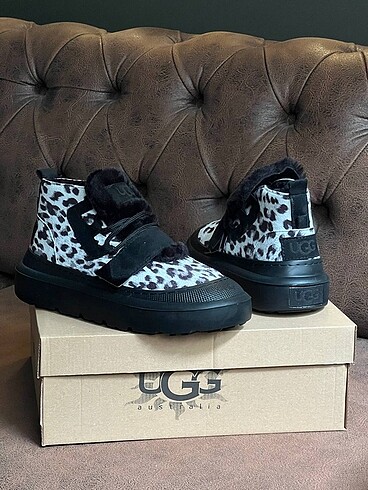 37 Beden camel Renk Leopar ugg