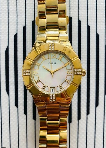 GUESS Altın Renkli Kadın Kol Saati - Görsel 9
