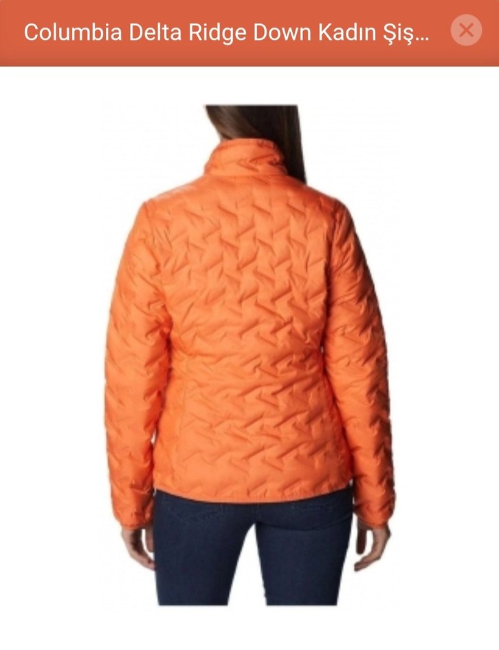 columbia orjinal Parlak turuncu Kadın Fermuarlı Ceket - Görsel 5