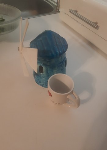 Beyaz Masaüstü Mini degirmen - Görsel 3