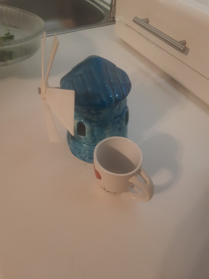 Beyaz Masaüstü Mini degirmen - Görsel 3