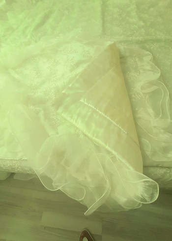 Beyaz Düz Renk Yatak Örtüsü - Görsel 11