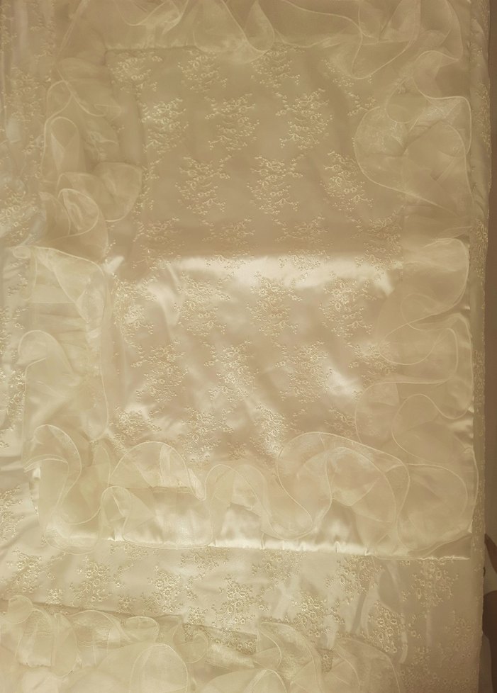 Beyaz Düz Renk Yatak Örtüsü - Görsel 5