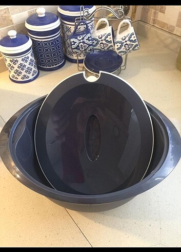 Beden lacivert Renk Tupperware tencere