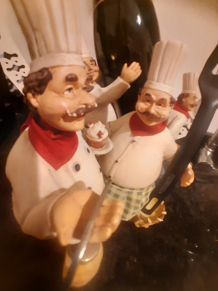 Şef Temalı Şarap Tutucu Biblo Seti - Görsel 5