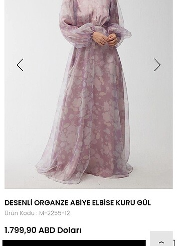 36 Beden mor Renk Manuka elbise 