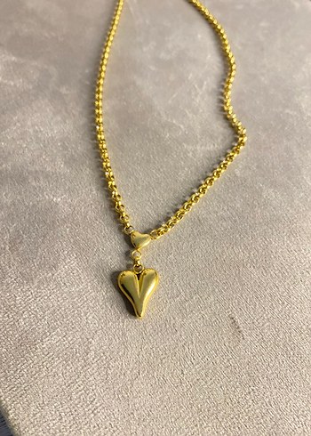 Gold renk kalpli kolye çelik paslanmaz