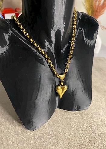 Beden Gold renk kalpli kolye çelik paslanmaz