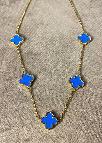 Van Cleef & Arpels Van cleef Çelik kolye yonca çift taraflı kadın kolye