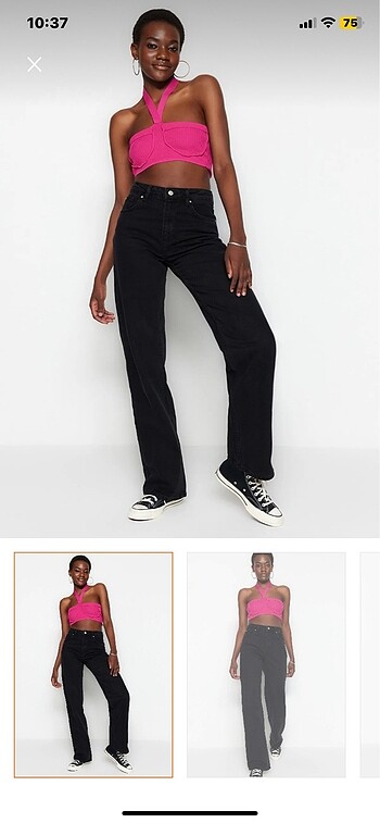 trendyolmilla wide leg jean