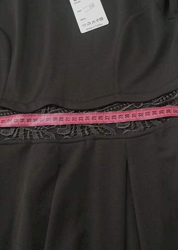 Haki renk elbise - Görsel 2