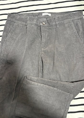 Gri Regular Fit Denim Pantolon - Görsel 3