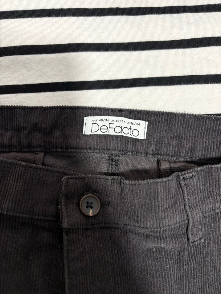 Gri Regular Fit Denim Pantolon - Görsel 5