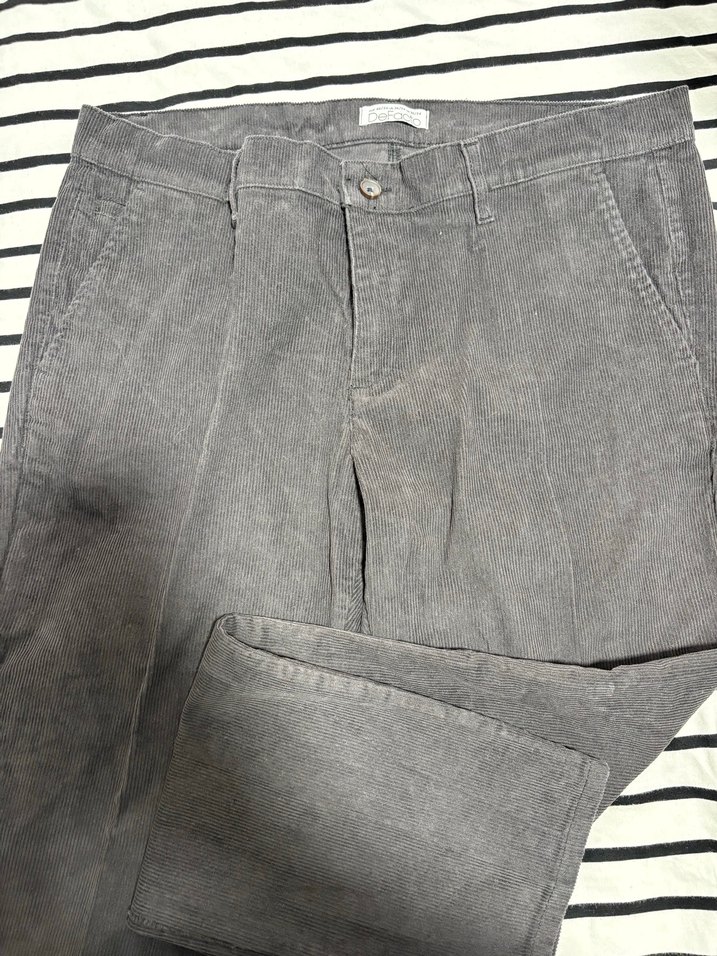 Gri Regular Fit Denim Pantolon - Görsel 3