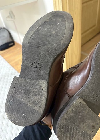 Klasik Kahverengi Deri Erkek Ayakkabı - Görsel 4