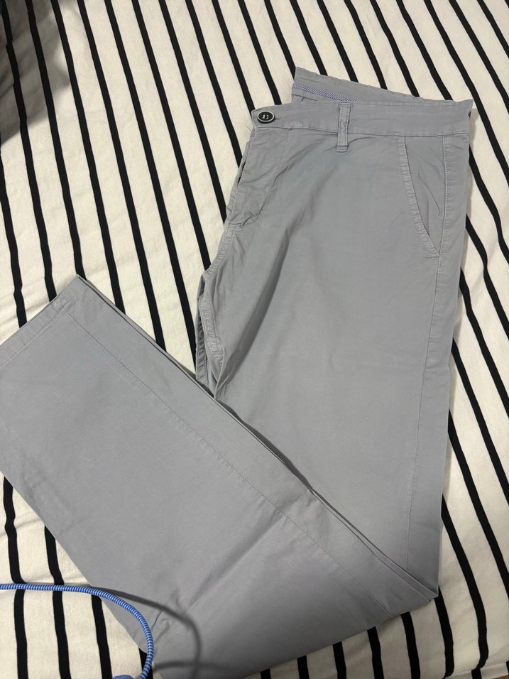 Gri Regular Fit Erkek Pantolon - Görsel 2