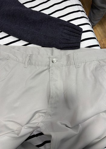 Erkek Gri Regular Fit Günlük Pantolon - Görsel 2