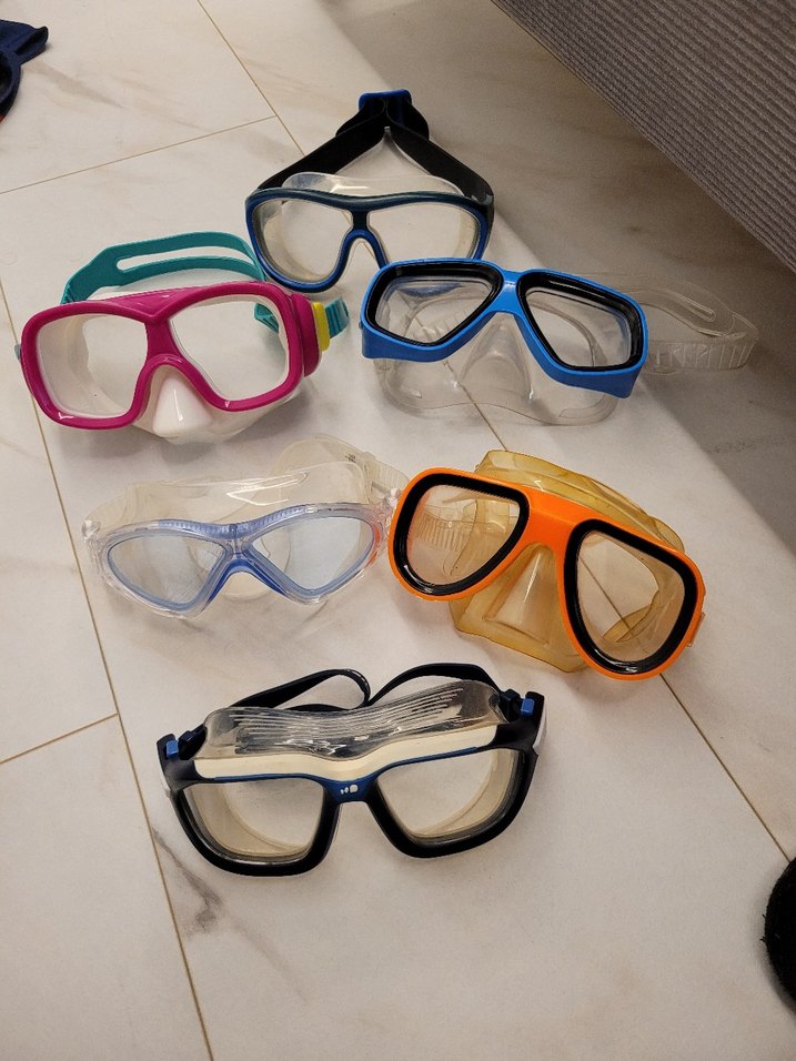 Renkli Elastik Yüzücü Gözlükleri - Görsel 2