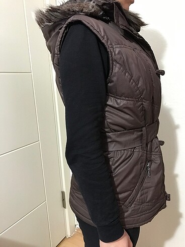 m Beden kahverengi Renk Şişme yelek