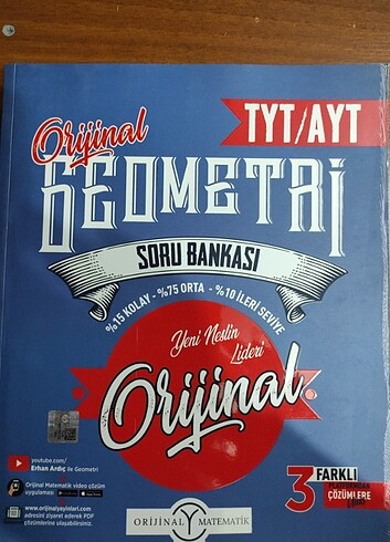 Orijinal tyt-ayt geometri soru Bankası 