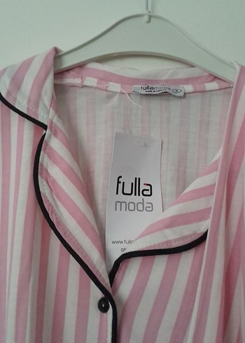 Penti Pembe Çizgili Uzun Kollu Kadın Pijama Takımı