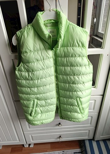 Kız Çocuk Çok Renkli Bağlama Desenli Yelek - Görsel 3