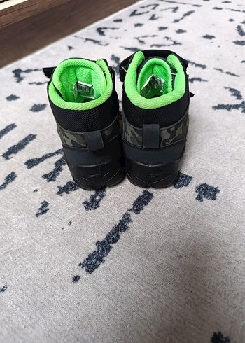 Erkek Çocuk Siyah Kamuflaj Bot Velcro - Görsel 3