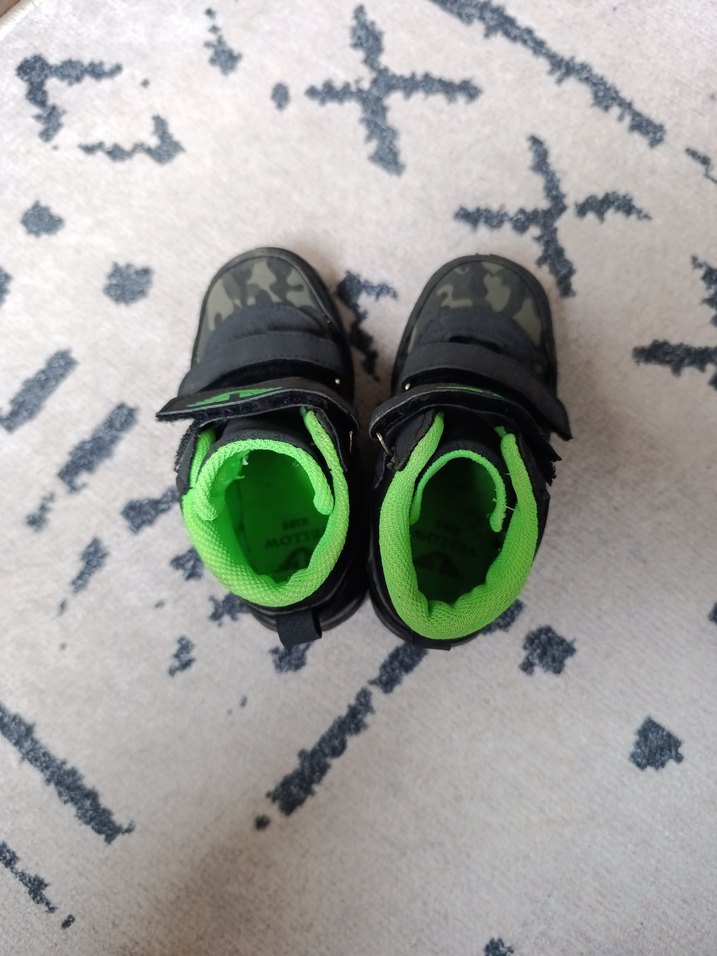 Erkek Çocuk Siyah Kamuflaj Bot Velcro - Görsel 2