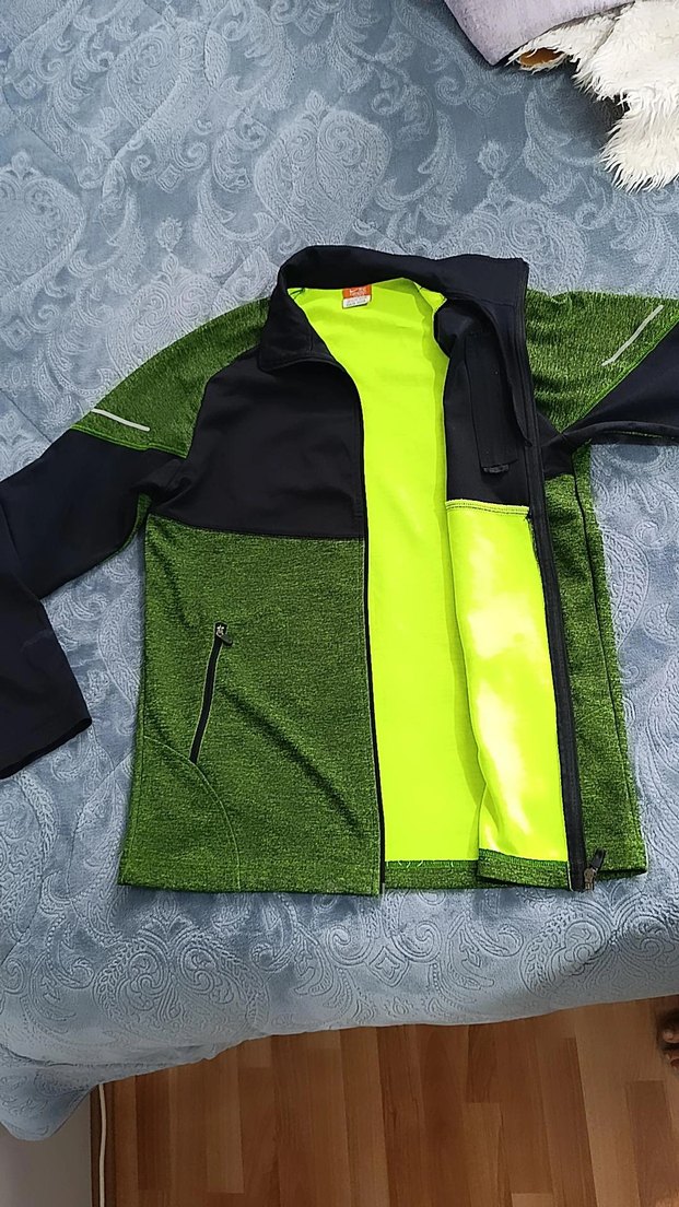 Fermuarlı Yeşil Erkek  Ceketi - Görsel 3