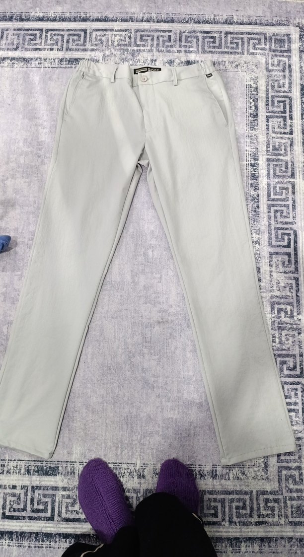 Kadın Siyah Pilili Kumaş Pantolon - Görsel 5