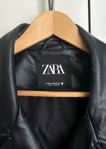 xxl Beden siyah Renk Zara Siyah Deri Biker Ceket