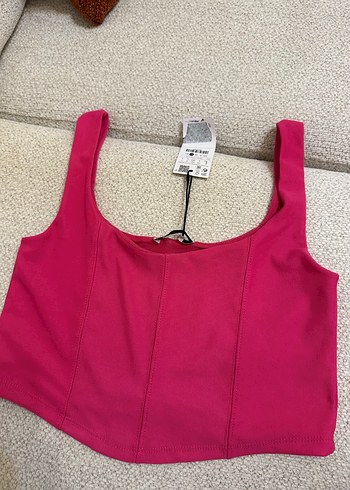 Stradıvarıus etiketli Crop top