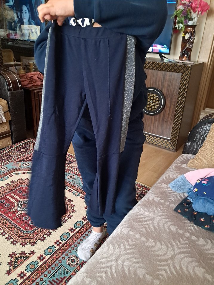 Fermuarlı Lacivert Hamile Pantolonu - Görsel 3