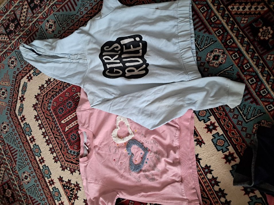 Pullu Kalp Desenli Pembe Kapüşonlu Kız Sweatshirt - Görsel 2