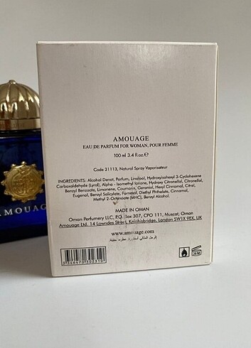  Beden AMOUAGE İNTERLUDE WOMEN 100 ML