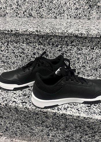 38 Beden Siyah Beyaz Spor Kadın Sneakers