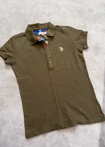 U.S. Polo Assn. Haki Polo Tişört