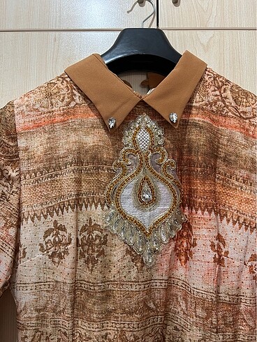 Uzun kollu elbise - Görsel 2