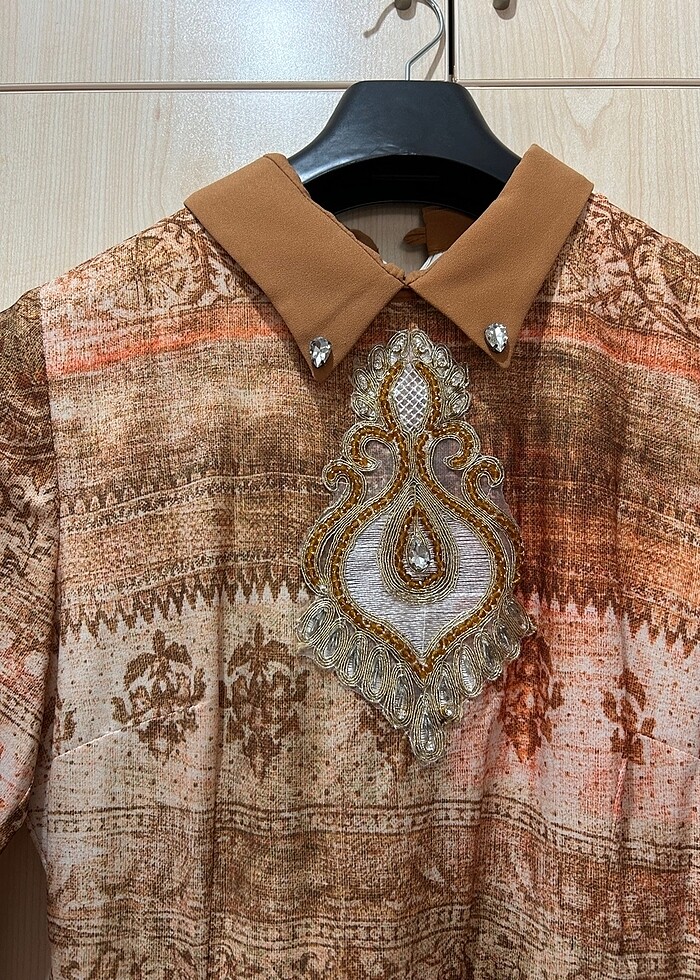 Uzun kollu elbise - Görsel 2