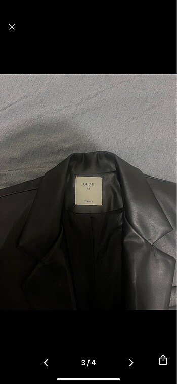 Quzu BLAZER DERİ CEKET